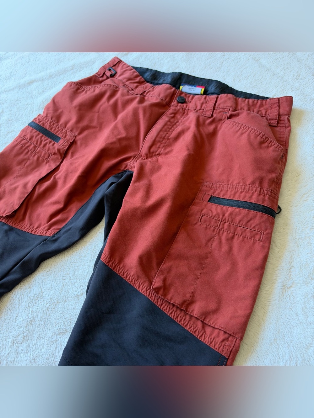 Blaklader Stratus Lite Stretch Burnt Red Pants 32 X 30 Workwear Utility Pockets